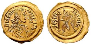 Two gold coins side by side